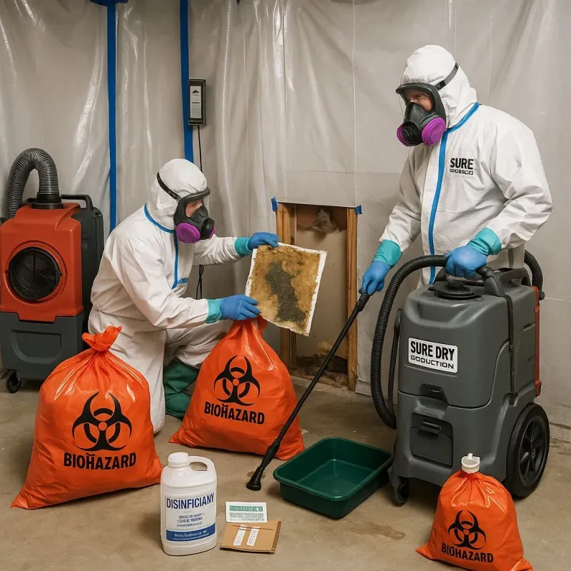 Contaminated Water Handling Protocols process in Lane County, KS